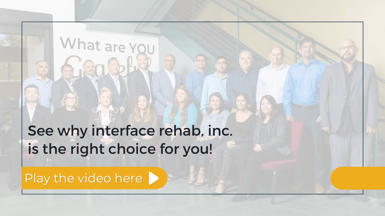 Interface Rehab company video cover image
